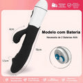 Vibrador Cabeça Dupla - Ponto G e Clitóris - Silencioso