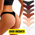 Calcinhas Sem Costura Fio Dental Corte a Laser Acabamento Premium