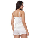 Pijama Sexy Com Renda Bicolor Kit Conjunto Short Doll Liso Sexy Verão Pijama de Calor Fresquinho